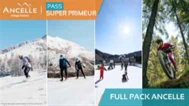 Image pour : SAISON SUPER PRIMEUR FULL PACK ALPIN-NOR-PAT-ETE (ANCELLE FULL - ALPIN-NORDIC-PATINOIRE-ETE)